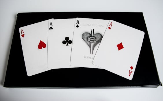 illustration of poker strategies