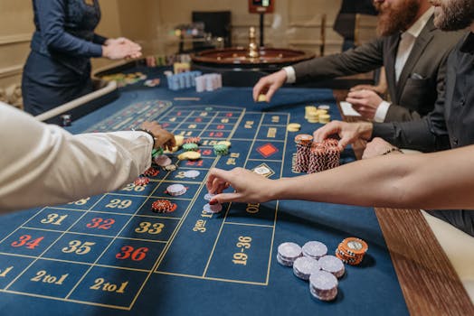 poker players analyzing hands