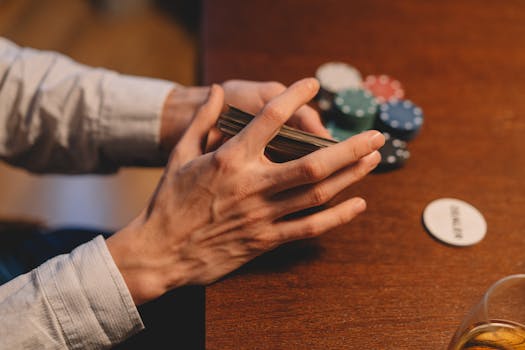 poker dealer observing players’ reactions