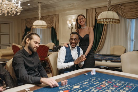 poker players celebrating