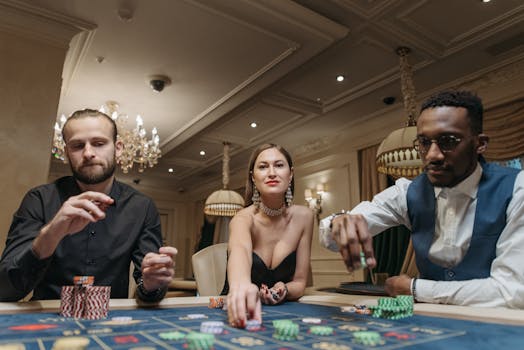 poker tournament atmosphere