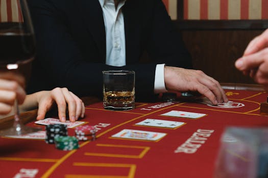 Poker players engaging in table talk