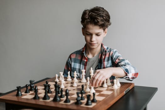 Poker player focused on the game