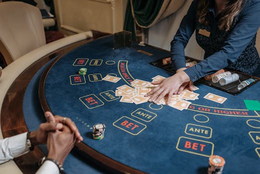 high-stakes poker game